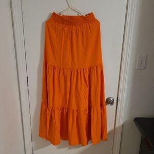 Vibrant Orange Women's Skirt